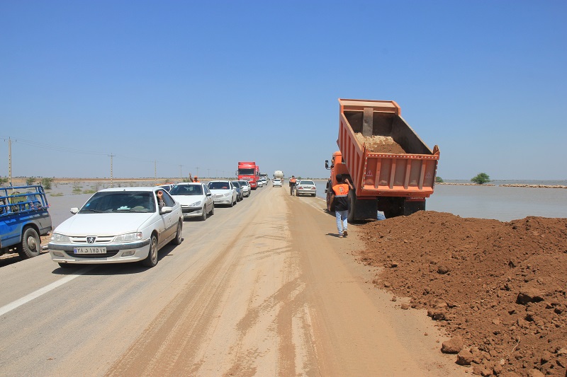 تردد در سه محور ترانزیتی جنوب خوزستان برقرار می باشد