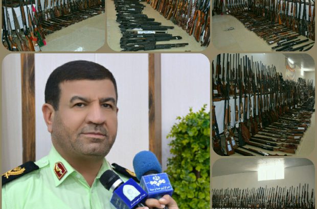 کشف ۳۷۶ قبضه سلاح غیر مجاز ظرف مدت ۵ روز در استان خوزستان