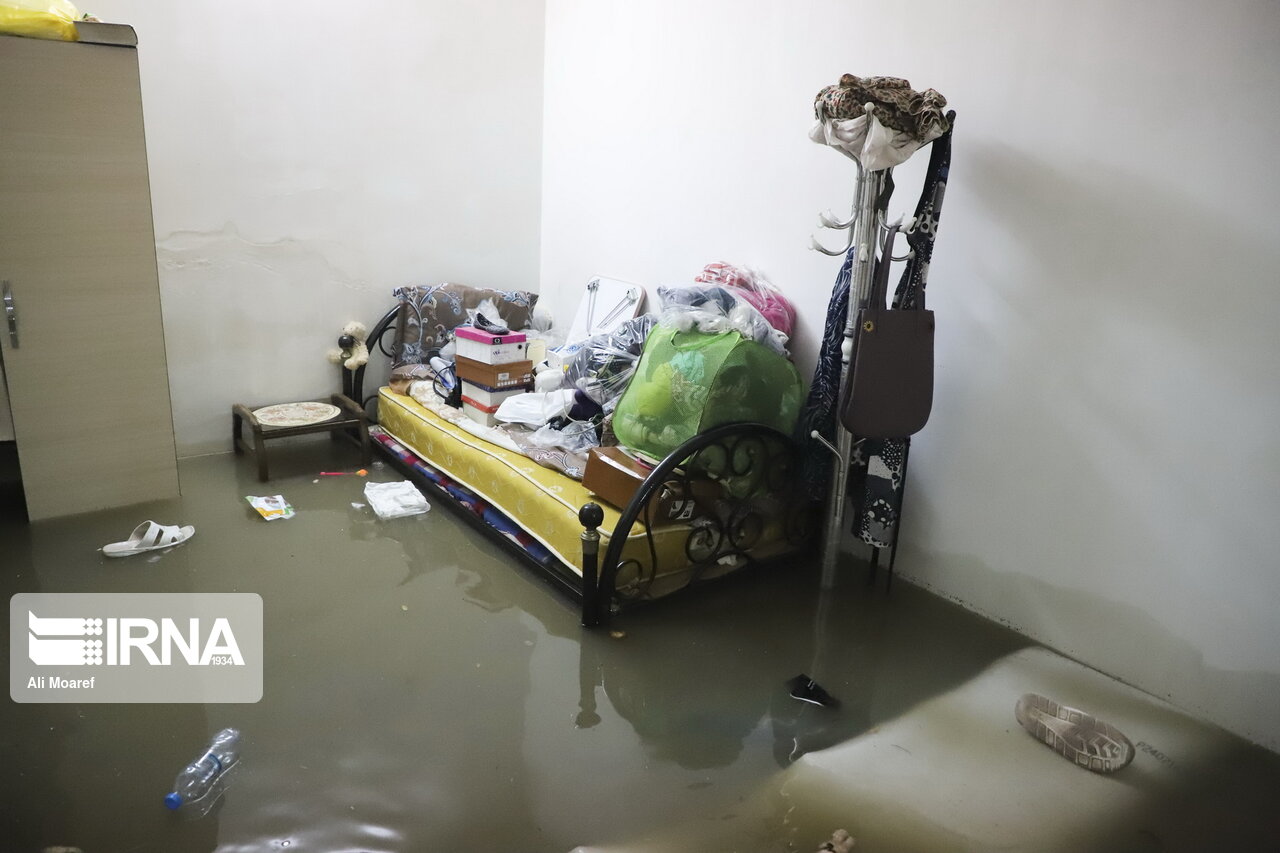 استاندار خوزستان: منازل آسیب‌دیده از باران برآورد خسارت می‌شوند