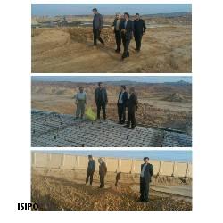 بازدید مدیرعامل شرکت شهرکهای صنعتی خوزستان از پروژه های عمرانی شهرکهای صنعتی