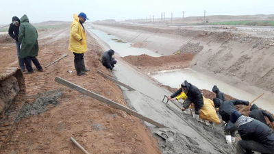 مدیرعامل شرکت بهره برداری از شبکه های آبیاری شمال خوزستان خبر داد؛ عملیات ترمیم انتهای کانال پای پل کرخه به اتمام رسید