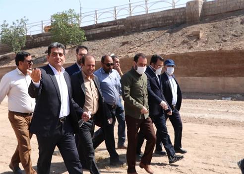 گزارش تصویری بازدید شهردار اهواز از پروژه های عمرانی شهر