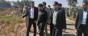 بازدید استاندار خوزستان از پروژه آبرسانی به روستاهای غیزانیه اهواز