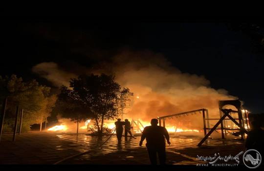 موسی شاعری عنوان کرد: پیگیری آتش سوزی عمدی سه پارک اهواز از مجاری قانونی
