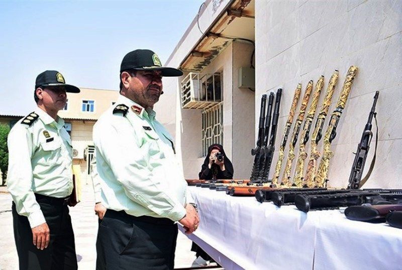 انهدام پنج باند قاچاق سلاح و مهمات درخوزستان