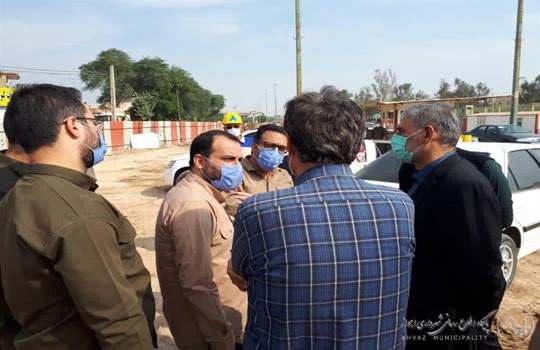 بازدید سردار شاهوارپور از روند پیشرفت پروژه های در دست اقدام شهرداری اهواز