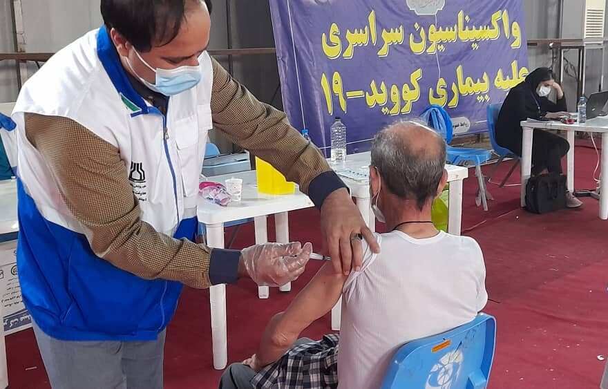 مرکز تجمیعی واکسیناسیون کرونا در اهواز افتتاح شد