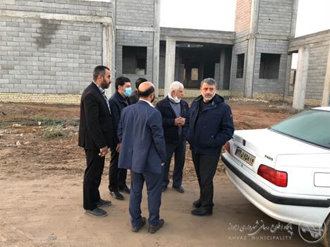 گزارش تصویری بازدید شهردار اهواز از کوی گلدشت