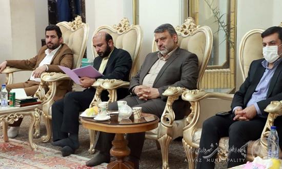 دیدار شهردار اهواز و رییس و اعضای شورای شهر با مدیر عامل شرکت ایرانسل