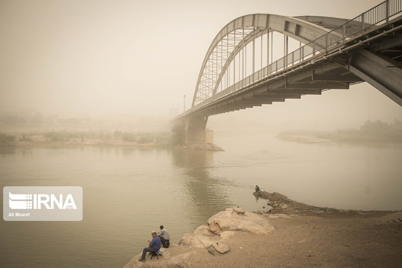 هشدار سطح نارنجی هواشناسی خوزستان نسبت به ورود گرد و غبار عراقی
