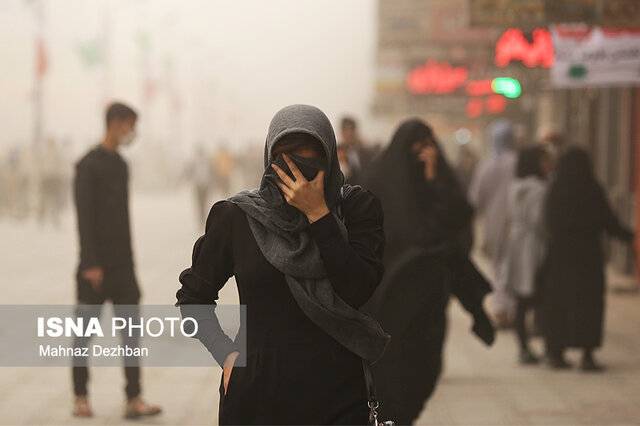 گرد و غبار بیش از ۵۰۰ خوزستانی را به بیمارستان‌ها کشاند