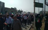 فریاد مرگ بر آمریکا بار دیگر در خوزستان طنین انداز شد