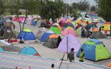اسکان روزانه ۵۰۰ خانوار در کمپ‌های نوروزی شهر اهواز