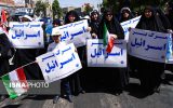 راهپیمایی پرشور مردم اهواز در حمایت از مردم فلسطین