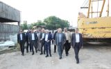 بازدید استاندار خوزستان و هیئت همراه از پروژه قطار شهری اهواز