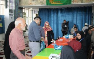 گزارش تصویری اختصاصی هما خوزستان از انتخابات ریاست جمهوری در اهواز مسجدامام جعفرصادق نبش ادهم